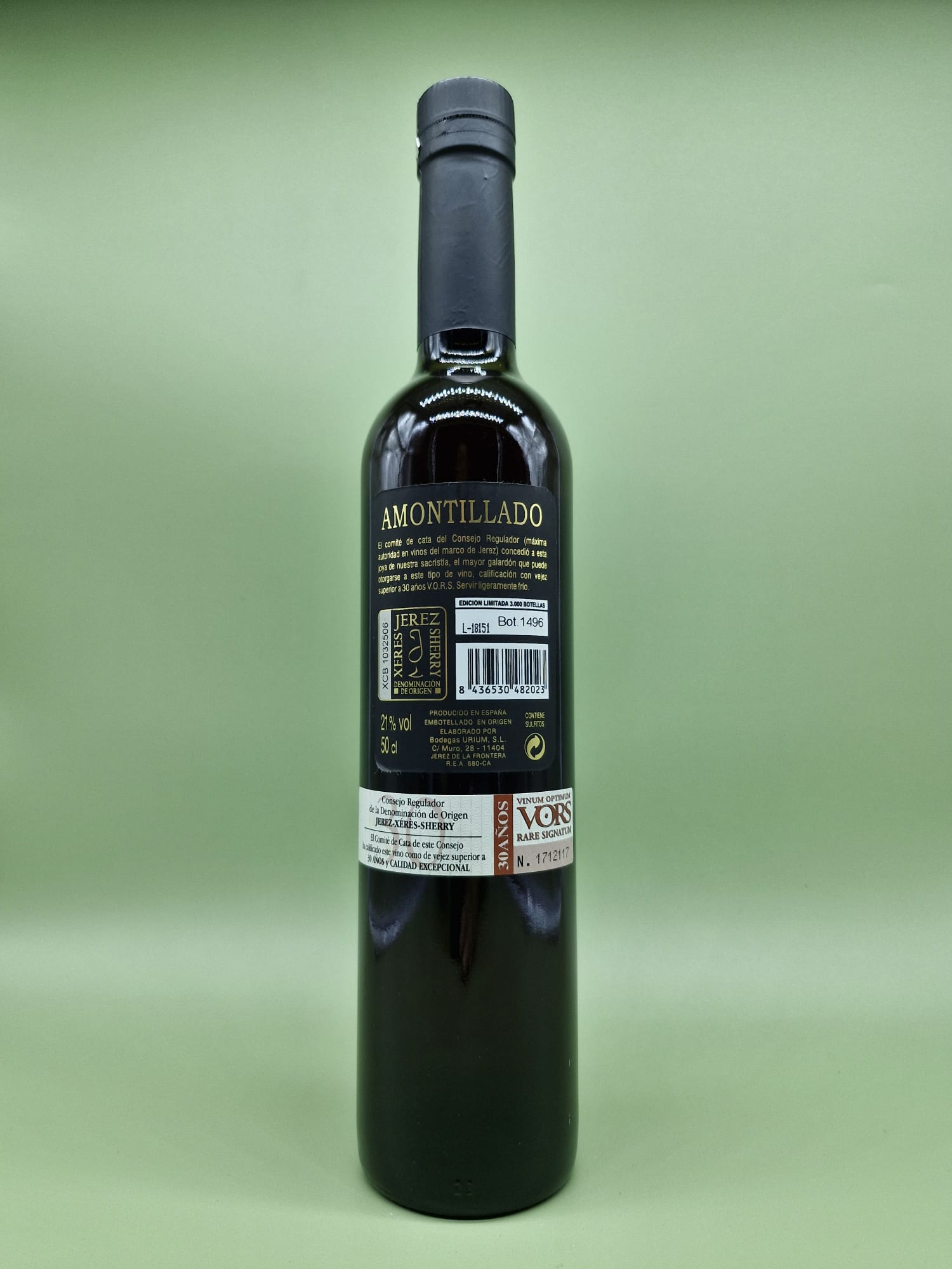 Amontillado VORS Urium - Imagen 2